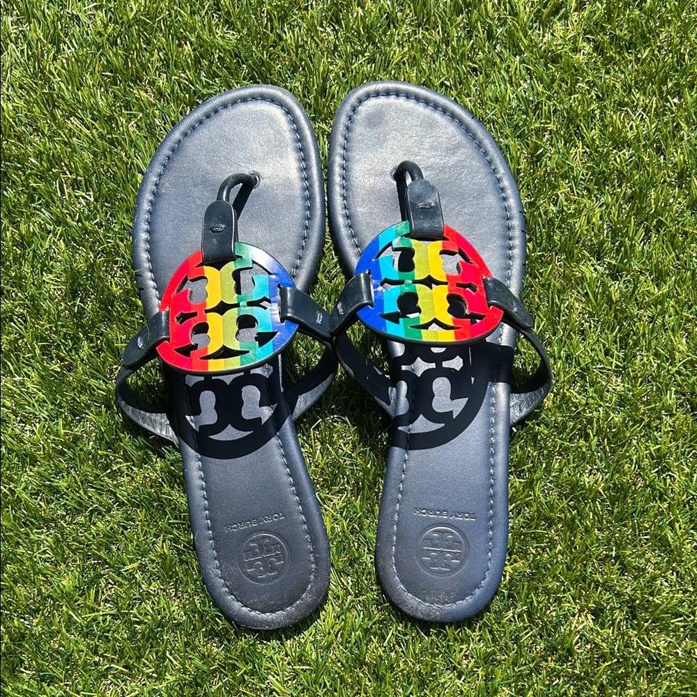 Tory Burch Multicolor navy Sandals